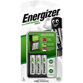 Зарядно + зареждащи се батерии Energizer (4 броя)