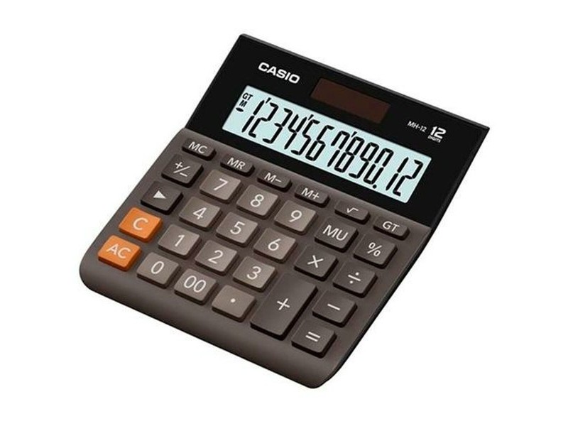 Калкулатор Casio MH-12B Черен 13,6 x 12,7 x 2,7 cm (10 броя)