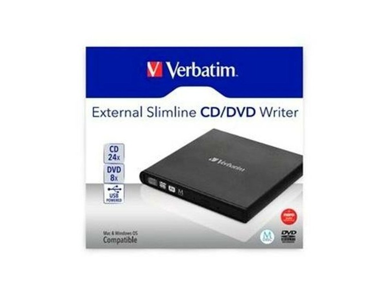CD/DVD четец Verbatim SLIMLINE (4 броя)
