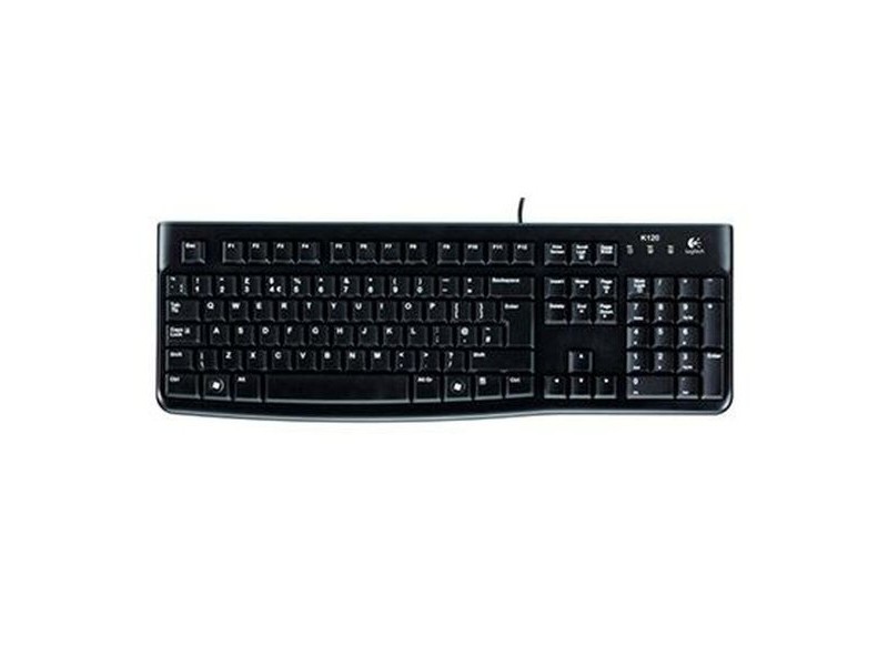 Клавиатура Logitech K120 Черен Испанска Qwerty (10 броя)