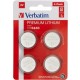 Литиеви кръгли батерии Verbatim 3 V CR2430 4 Части (20 броя)