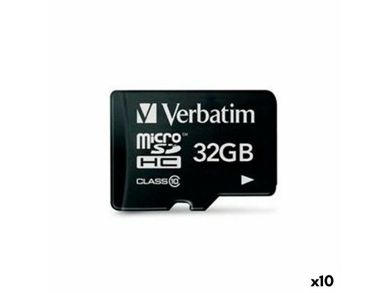 SDHC карта памет Verbatim 32 GB (10 броя)