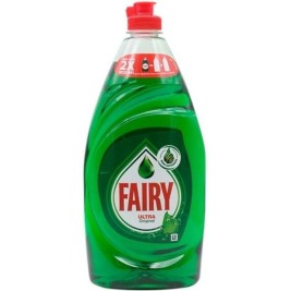 течния препарат за миене на съдове Fairy Ultra 650 ml (2 броя)
