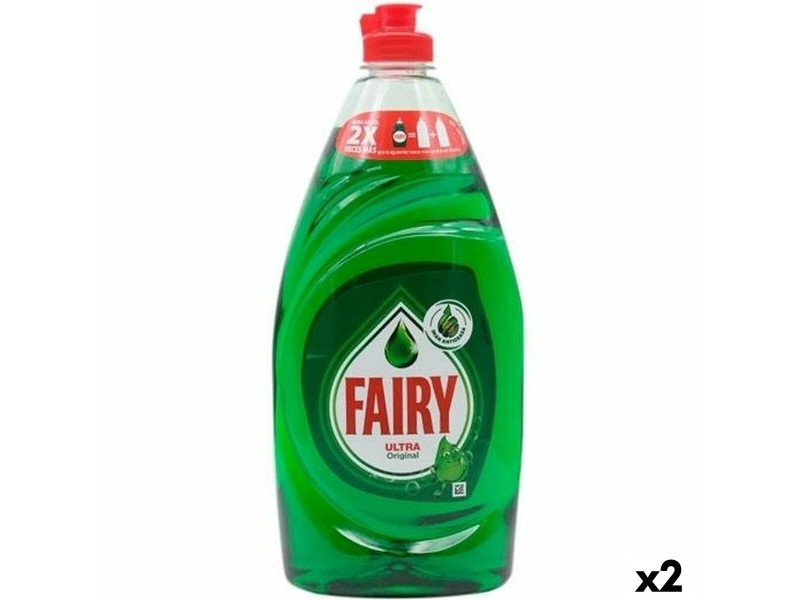 течния препарат за миене на съдове Fairy Ultra 650 ml (2 броя)