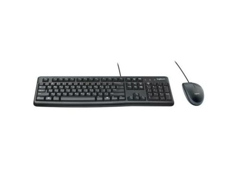 Клавиатура с мишка Logitech MK120 Черен Испанска Qwerty (10 броя)