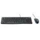 Клавиатура с мишка Logitech MK120 Черен Испанска Qwerty (10 броя)