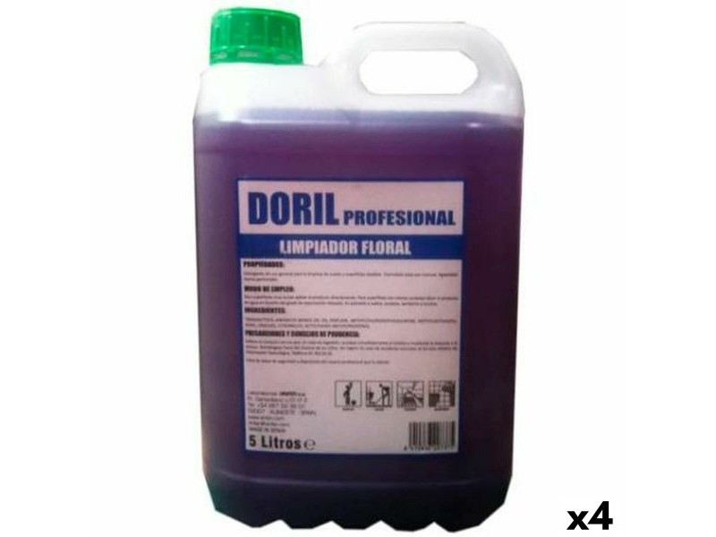 Почистващо средство за Подове VINFER Doril 5 L (4 броя)