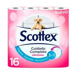 Тоалетна Хартия Scottex Original Бял 16 Части (6 броя)