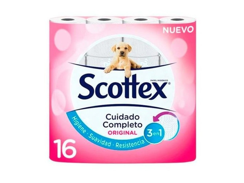Тоалетна Хартия Scottex Original Бял 16 Части (6 броя)