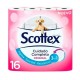 Тоалетна Хартия Scottex Original Бял 16 Части (6 броя)