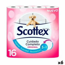 Тоалетна Хартия Scottex Original Бял 16 Части (6 броя)