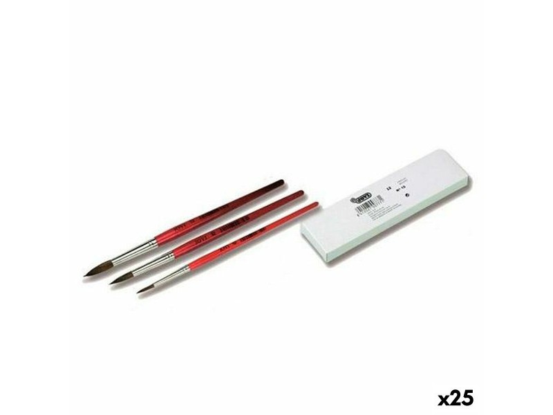 Четки за рисуване Jovi PONEY Nº12 Кафяв 20,3 cm 10,3 mm 12 Части (25 броя)
