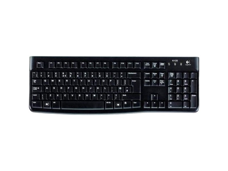 Клавиатура Logitech K120 Черен Испанска Qwerty (10 броя)