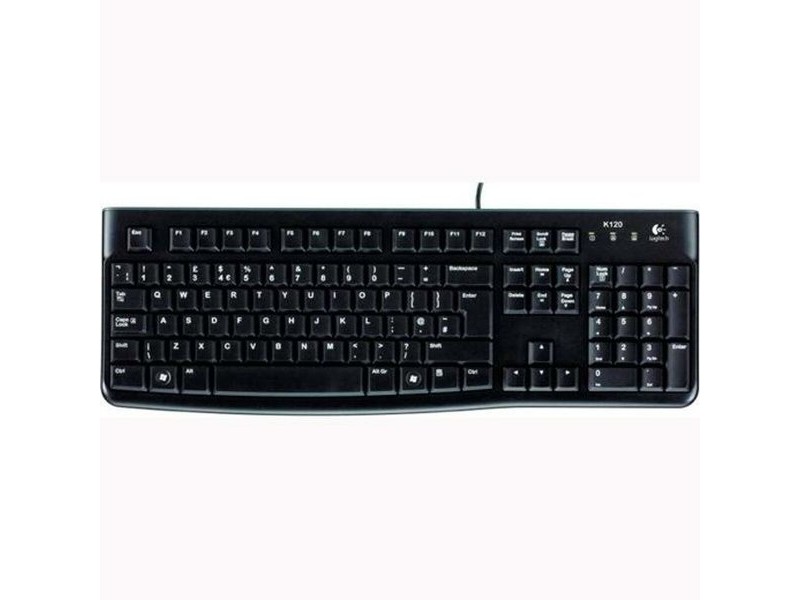 Клавиатура Logitech K120 Черен Испанска Qwerty (10 броя)