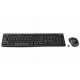 Kлаиатура с безжична мишка Logitech DESKTOP MK270 Черен Испанска Qwerty (6 броя)