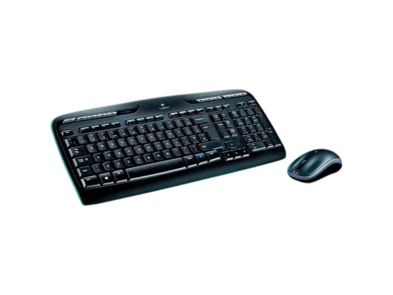 Клавиатура с мишка Logitech MK330 Черен Испанска Qwerty (4 броя)