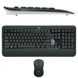 Клавиатура с мишка Logitech MK540 Черен Испанска Qwerty (4 броя)