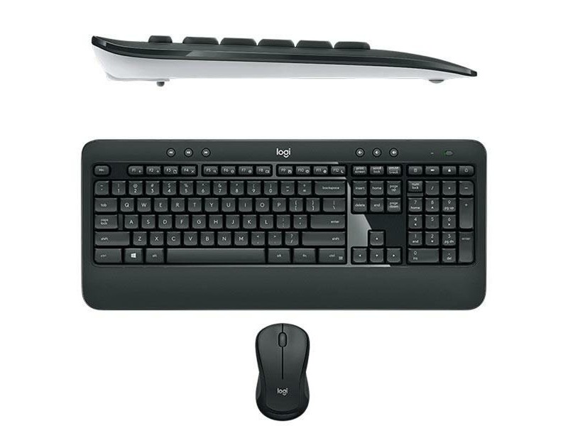 Клавиатура с мишка Logitech MK540 Черен Испанска Qwerty (4 броя)
