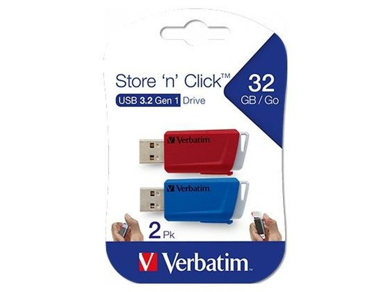 USB стик Verbatim Многоцветен 32 GB 2 Части (5 броя)