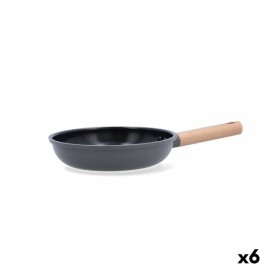 Тиган Bidasoa Mia Сив Метал Ø 20 cm (6 броя)