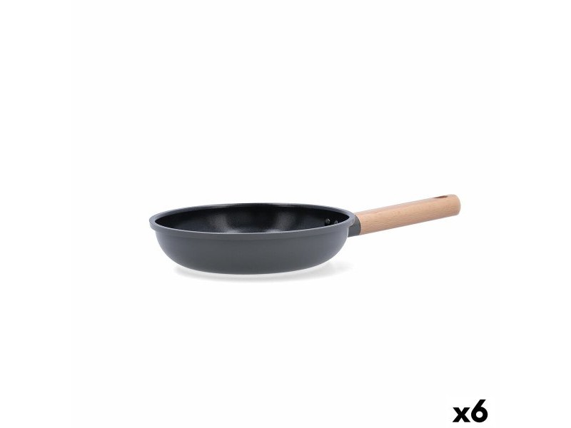 Тиган Bidasoa Mia Сив Метал Ø 20 cm (6 броя)