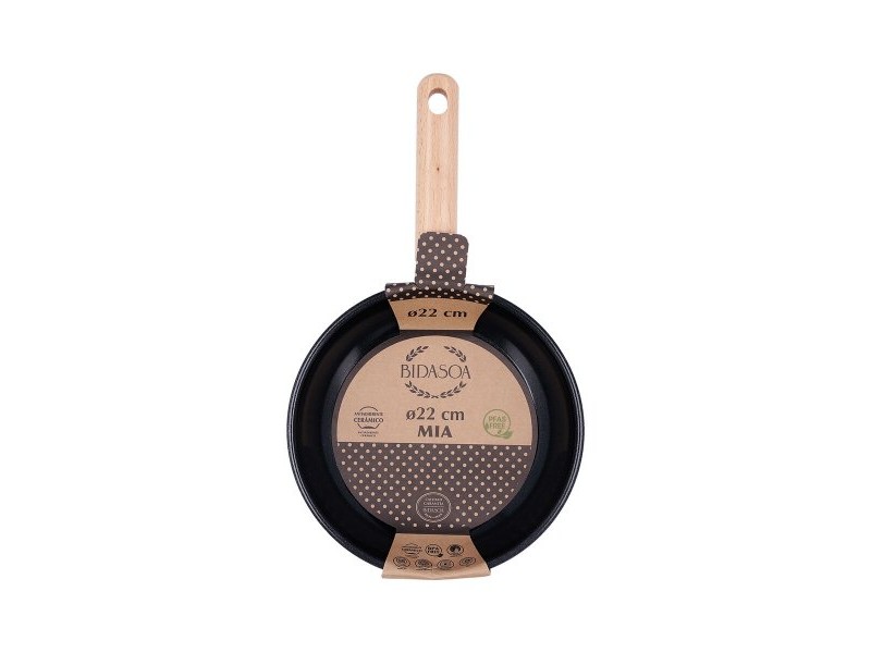 Тиган Bidasoa Mia Сив Метал Ø 22 cm (6 броя)