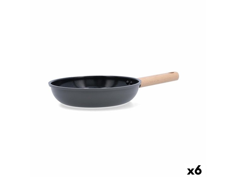 Тиган Bidasoa Mia Сив Метал Ø 22 cm (6 броя)