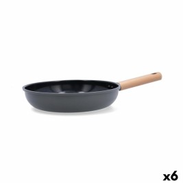 Тиган Bidasoa Mia Сив Метал Ø 24 cm (6 броя)