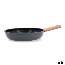 Тиган Bidasoa Mia Сив Метал Ø 26 cm (6 броя)