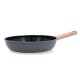 Тиган Bidasoa Mia Сив Метал Ø 28 cm (6 броя)