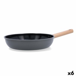 Тиган Bidasoa Mia Сив Метал Ø 28 cm (6 броя)