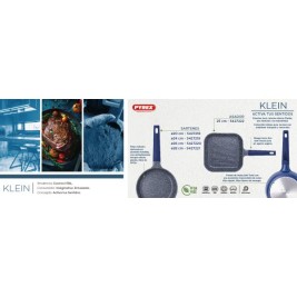 Тиган Pyrex Klein Син Метал Ø 26 cm (6 броя)