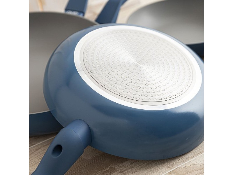 Тиган Quid Baltic Бял Метал Ø 24 cm (5 броя)