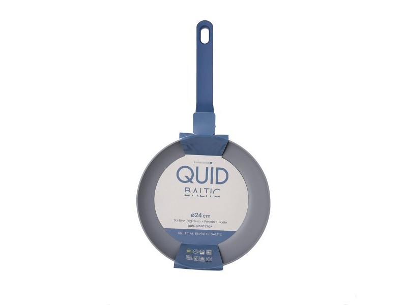 Тиган Quid Baltic Бял Метал Ø 24 cm (5 броя)