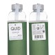 Бутилка за вода Quid Quidate Зелен Cтъкло 600 ml (12 броя)