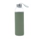 Бутилка за вода Quid Quidate Зелен Cтъкло 600 ml (12 броя)