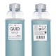 Бутилка за вода Quid Quidate Син Cтъкло 600 ml (12 броя)
