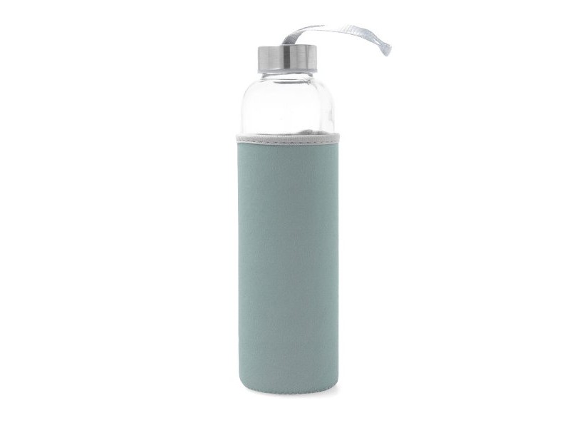 Бутилка за вода Quid Quidate Син Cтъкло 600 ml (12 броя)