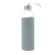 Бутилка за вода Quid Quidate Син Cтъкло 600 ml (12 броя)