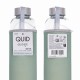 Бутилка за вода Quid Quidate Сив Cтъкло 600 ml (12 броя)