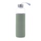 Бутилка за вода Quid Quidate Сив Cтъкло 600 ml (12 броя)