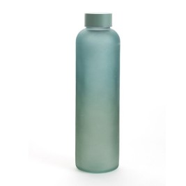 Бутилка за вода Quid Quidate цвят тюркоаз Cтъкло 600 ml (12 броя)