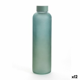 Бутилка за вода Quid Quidate цвят тюркоаз Cтъкло 600 ml (12 броя)