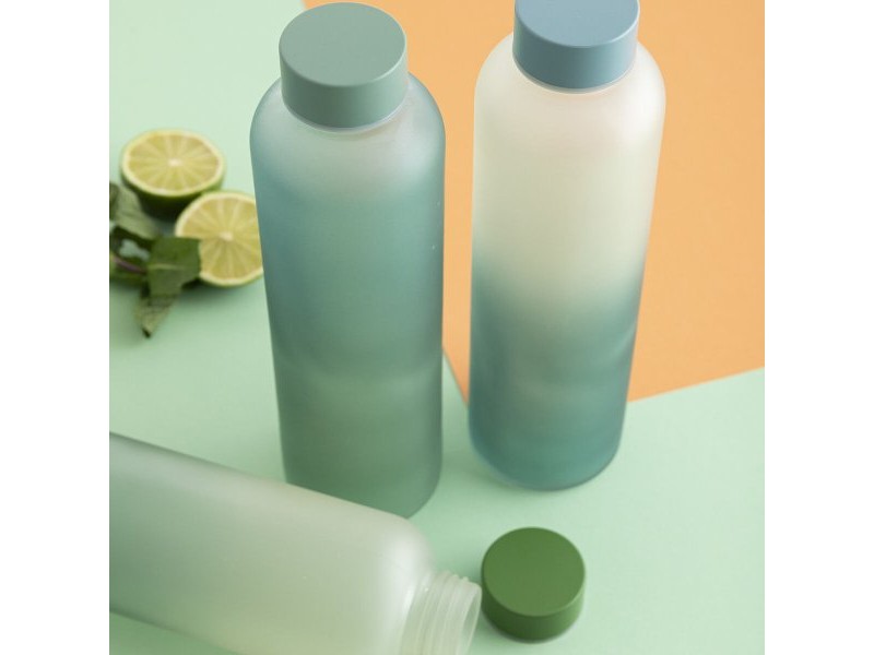 Бутилка за вода Quid Quidate Син Cтъкло 600 ml (12 броя)