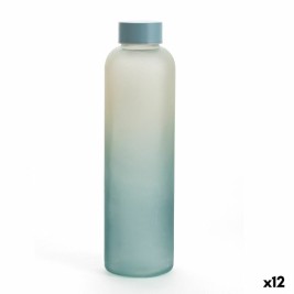 Бутилка за вода Quid Quidate Син Cтъкло 600 ml (12 броя)