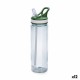 Бутилка за вода Quid Quidate Зелен Пластмаса 700 ml (12 броя)