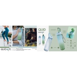 Бутилка за вода Quid Quidate Син Пластмаса 720 ml (12 броя)