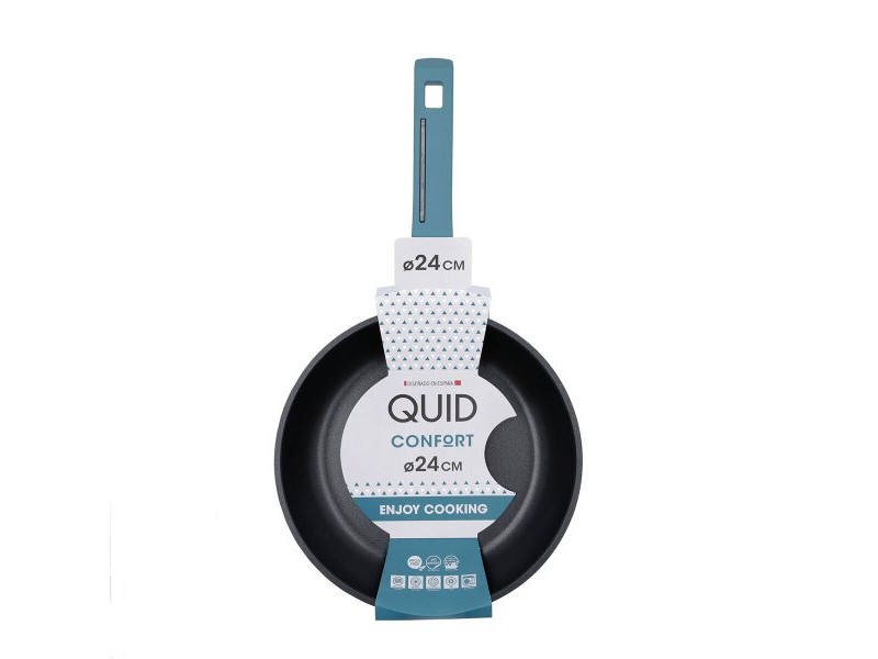 Тиган Quid Confort Син Метал Ø 24 cm (6 броя)