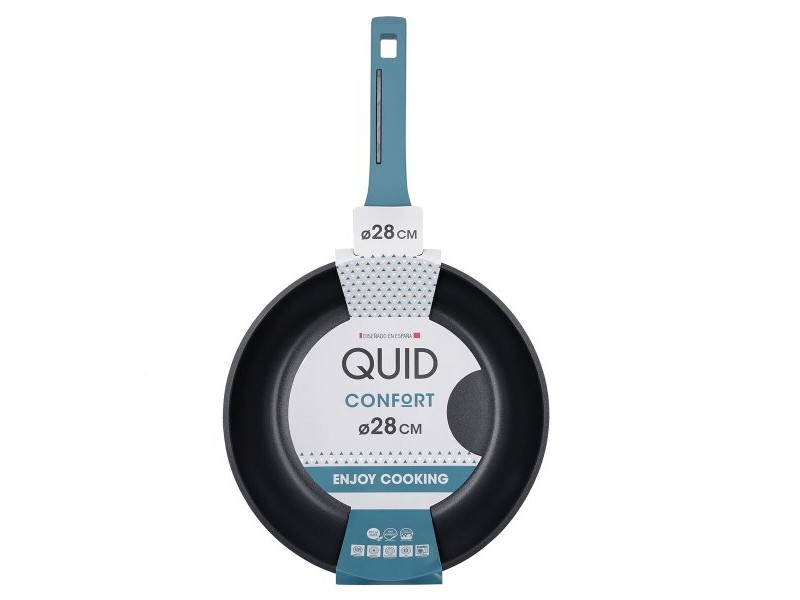 Тиган Quid Confort Син Метал Ø 28 cm (6 броя)