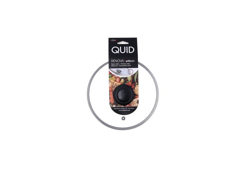 Капак за Тиган Quid Renova Прозрачен Cтъкло Ø 20 cm (6 броя)